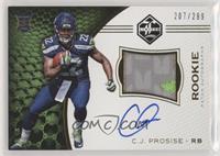 Rookie Patch Autographs - C.J. Prosise [EX to NM] #/299