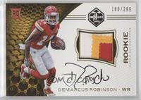 Rookie Patch Autographs - Demarcus Robinson #/299