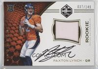 Rookie Patch Autographs - Paxton Lynch #/149