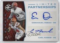 Carl Nassib, Emmanuel Ogbah #/1