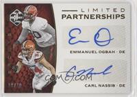 Carl Nassib, Emmanuel Ogbah #/49