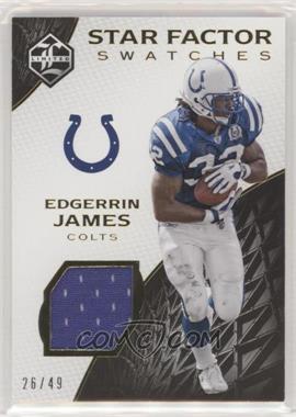2016 Panini Limited - Star Factor Swatches #10 - Edgerrin James /49