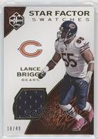 Lance Briggs [EX to NM] #/49