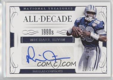 2016 Panini National Treasures - All-Decade Signatures #37 - Michael Irvin /25