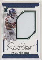 RPS Rookie Patch Autograph - Paul Perkins #/28