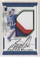 RPS Rookie Patch Autograph - Jonathan Williams #/31