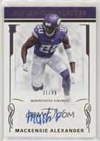 Rookie Signatures - Mackensie Alexander #/49