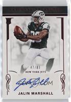 Rookie Signatures - Jalin Marshall [EX to NM] #/89