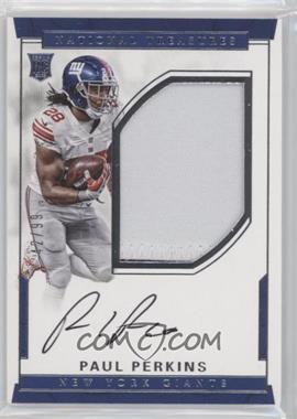 2016 Panini National Treasures - [Base] #134 - RPS Rookie Patch Autograph - Paul Perkins /99