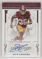 Rookie Signatures - Su'a Cravens #/99