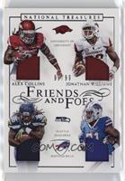 Alex Collins, Jonathan Williams #/99