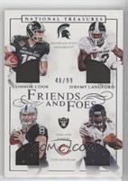 Connor Cook, Jeremy Langford #/99