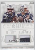 Jacoby Brissett, Jimmy Garoppolo #/10