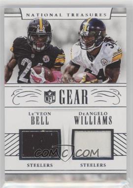 2016 Panini National Treasures - NFL Gear Combo #10 - DeAngelo Williams, Le'Veon Bell /99