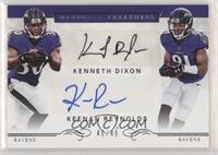 Kenneth Dixon, Keenan Reynolds #/49