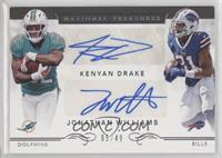 Kenyan Drake, Jonathan Williams #/49