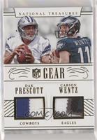 Dak Prescott, Carson Wentz #/25