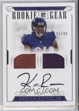 2016 Panini National Treasures - Rookie NFL Gear Dual Materials Signatures #40 - Keenan Reynolds /99