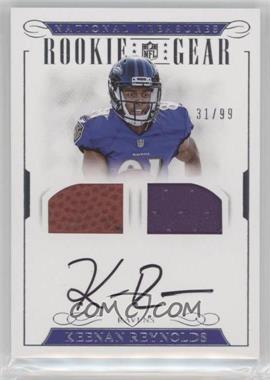 2016 Panini National Treasures - Rookie NFL Gear Dual Materials Signatures #40 - Keenan Reynolds /99