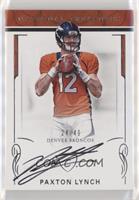 Paxton Lynch #/49