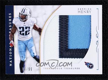 2016 Panini National Treasures - Tremendous Treasures - Horizontal #TTR-DH - Derrick Henry /99