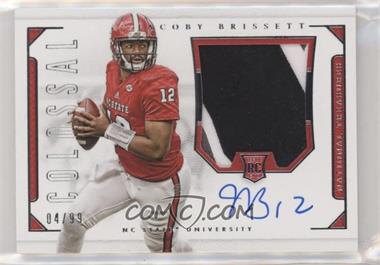 2016 Panini National Treasures Collegiate - [Base] - Colossal #238 - Materials Signatures - Jacoby Brissett /99