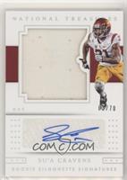 Rookie Silhouettes Signatures - Su'a Cravens #/70