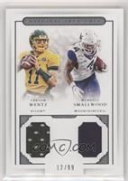 Carson Wentz, Wendell Smallwood #/99