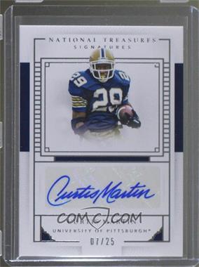 2016 Panini National Treasures Collegiate - Signatures #15 - Curtis Martin /25