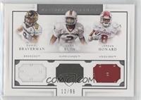 Daniel Braverman, Deon Bush, Jordan Howard #/99