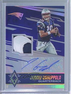 2016 Panini Phoenix - Veteran Autograph Materials - Super Prime #VAM-JG - Jimmy Garoppolo /1