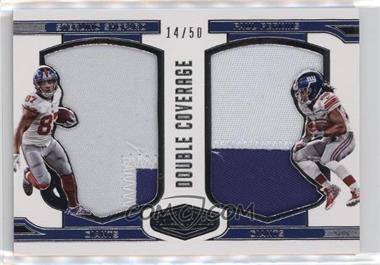 2016 Panini Plates & Patches - Double Coverage #DC-SP - Paul Perkins, Sterling Shepard /50