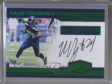 2016 Panini Plates & Patches - Game Changers Autographs - Green #9 - Marshawn Lynch /10