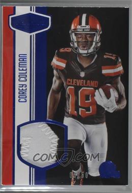 2016 Panini Plates & Patches - Rookie Materials - Blue #RM-CC - Corey Coleman /50 [Noted]