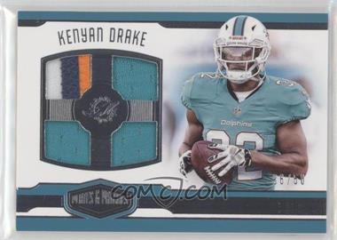 2016 Panini Plates & Patches - Rookie Quad Jerseys #RQ-KD - Kenyan Drake /50