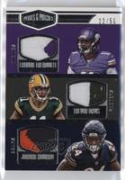 Jordan Howard, Laquon Treadwell, Trevor Davis #/50