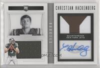 Rookie Playbook Jersey Autographs - Christian Hackenberg [Noted] #/99