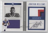 Rookie Playbook Jersey Autographs - Jonathan Williams #/99