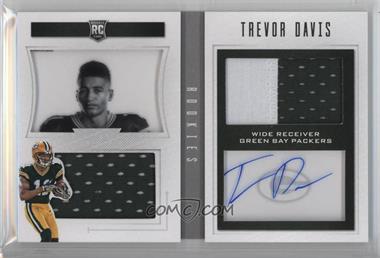 2016 Panini Playbook - [Base] - Gold #137 - Rookie Playbook Jersey Autographs - Trevor Davis /99