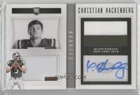 Rookie Playbook Jersey Autographs - Christian Hackenberg #/25