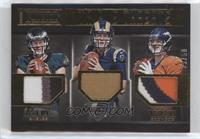 Carson Wentz, Jared Goff, Paxton Lynch #/50