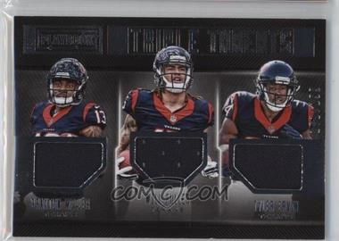 2016 Panini Playbook - Triple Threats #13 - Braxton Miller, Will Fuller V, Tyler Ervin /199