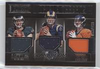 Carson Wentz, Jared Goff, Paxton Lynch #/199