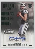 Contenders Preview Autographs - Christian Hackenberg #/22