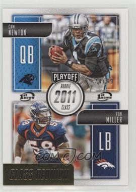 2016 Panini Playoff - Class Reunion - 1st Down #CR-NM - Cam Newton, Von Miller /99