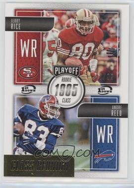 2016 Panini Playoff - Class Reunion - 1st Down #CR-RR - Andre Reed, Jerry Rice /99