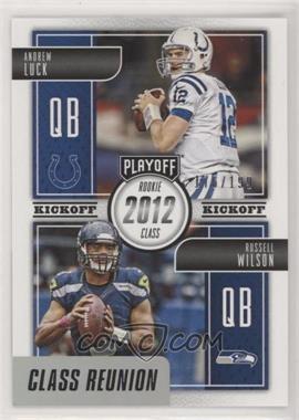 2016 Panini Playoff - Class Reunion - Kickoff #CR-LW - Andrew Luck, Russell Wilson /199