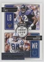 Marvin Harrison, Ray Lewis [EX to NM]