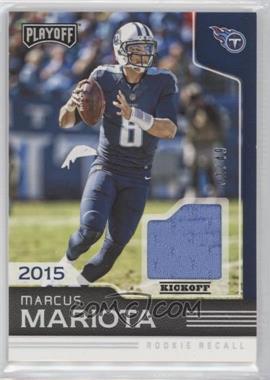 2016 Panini Playoff - Rookie Recall - Kickoff #RR-MM - Marcus Mariota /49