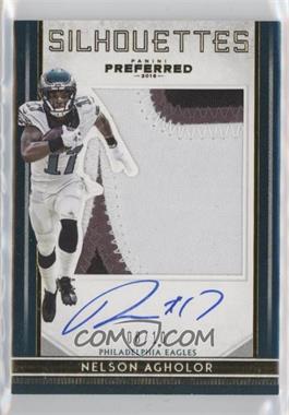 2016 Panini Preferred - [Base] - Gold #48 - Silhouettes Prime - Nelson Agholor /10